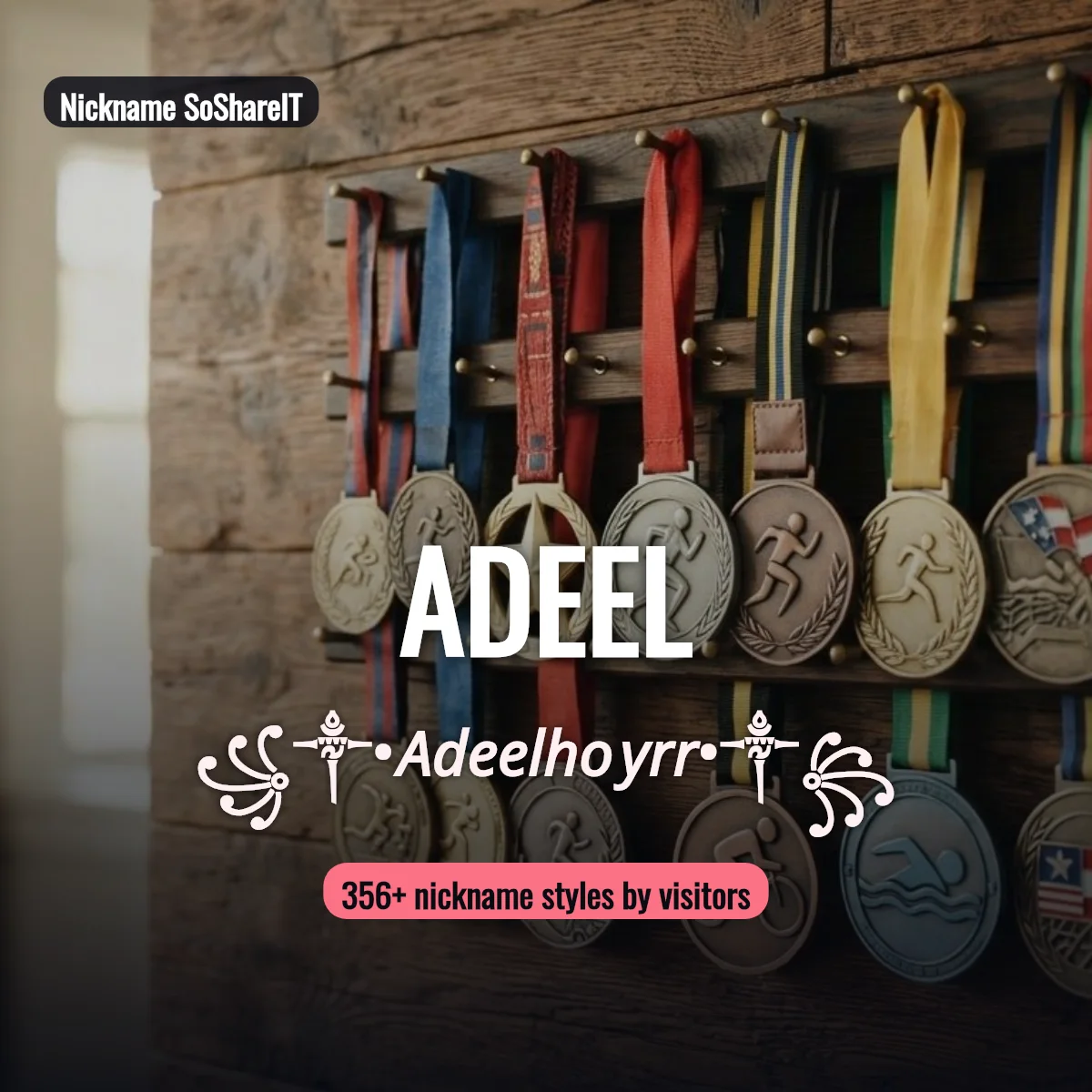ADEEL nickname styles on Nickname SoShareIT