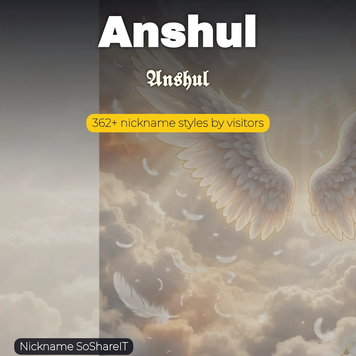 Anshul nickname styles on Nickname SoShareIT