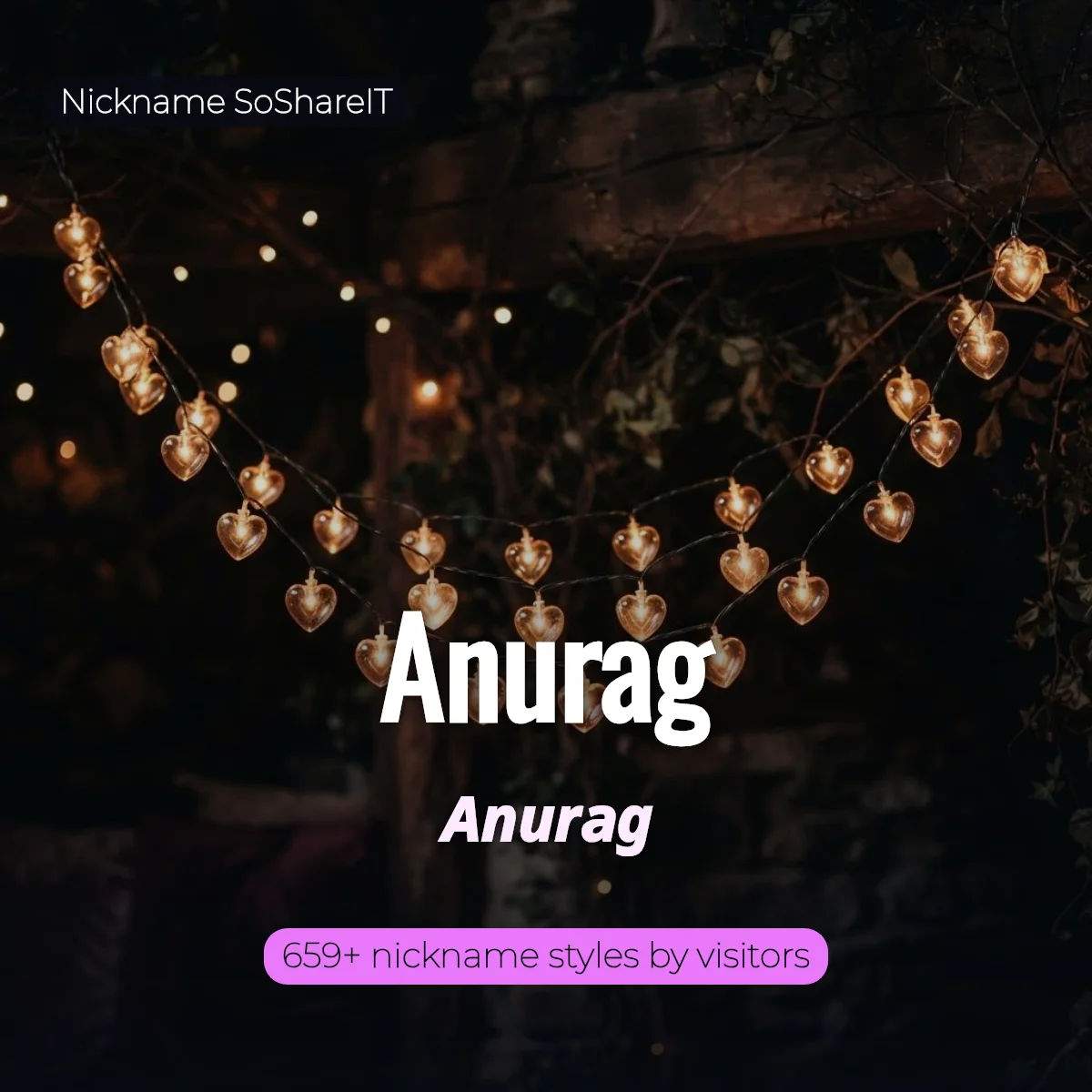Anurag nickname styles on Nickname SoShareIT