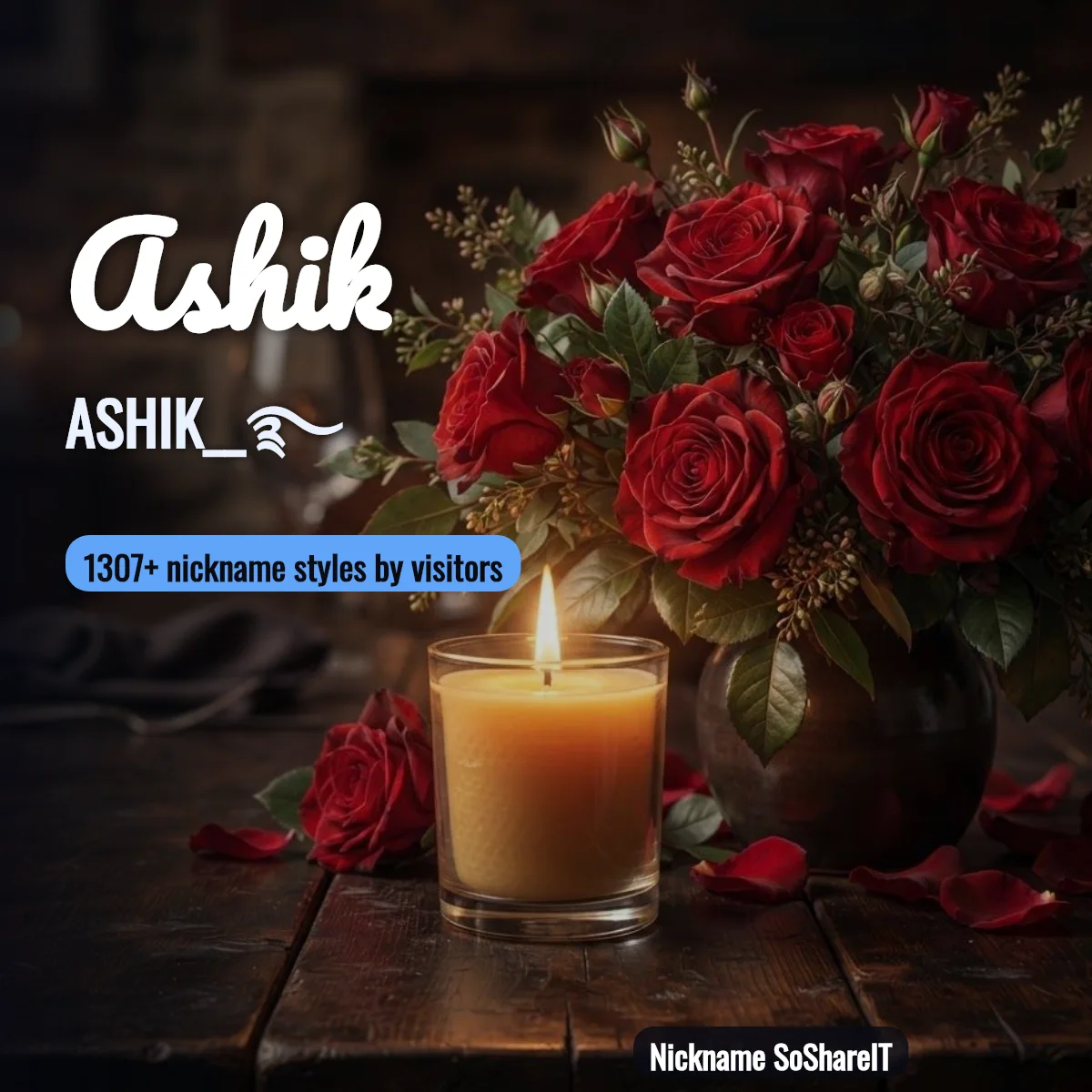 Ashik nickname styles on Nickname SoShareIT
