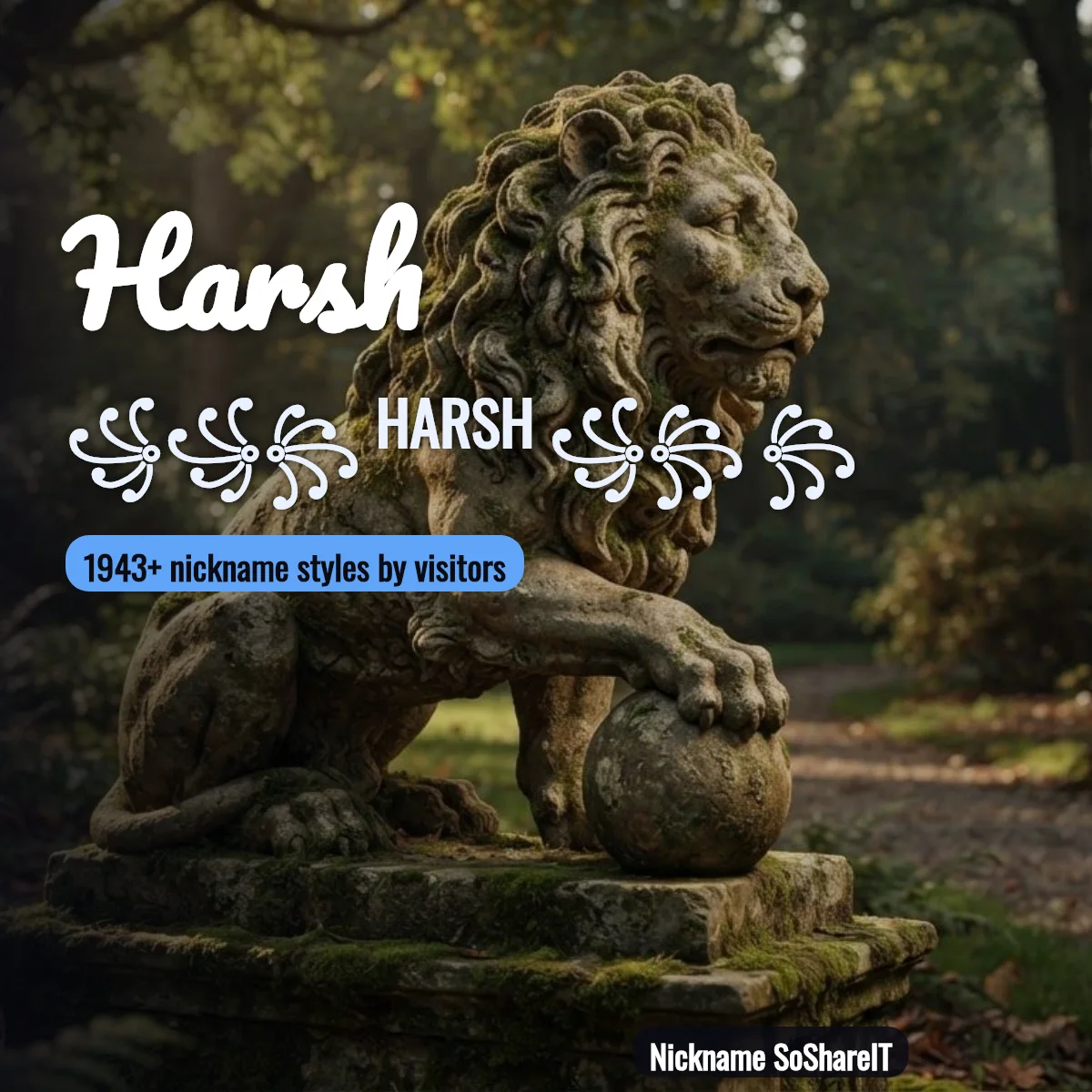Harsh nickname styles on Nickname SoShareIT