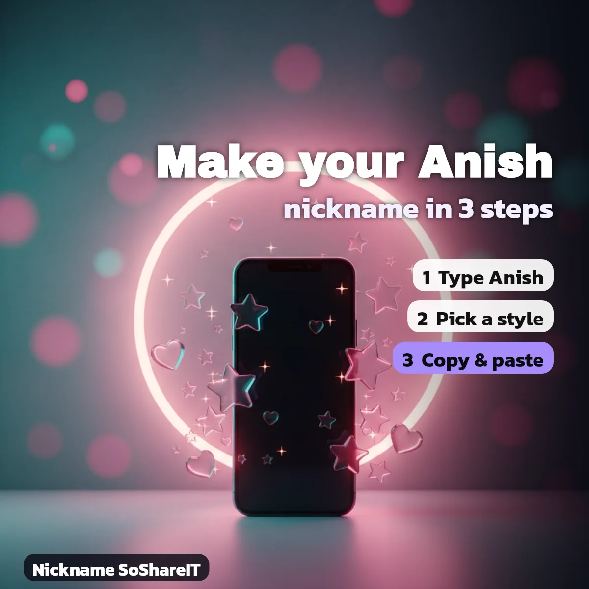How to make an Anish nickname in 3 steps