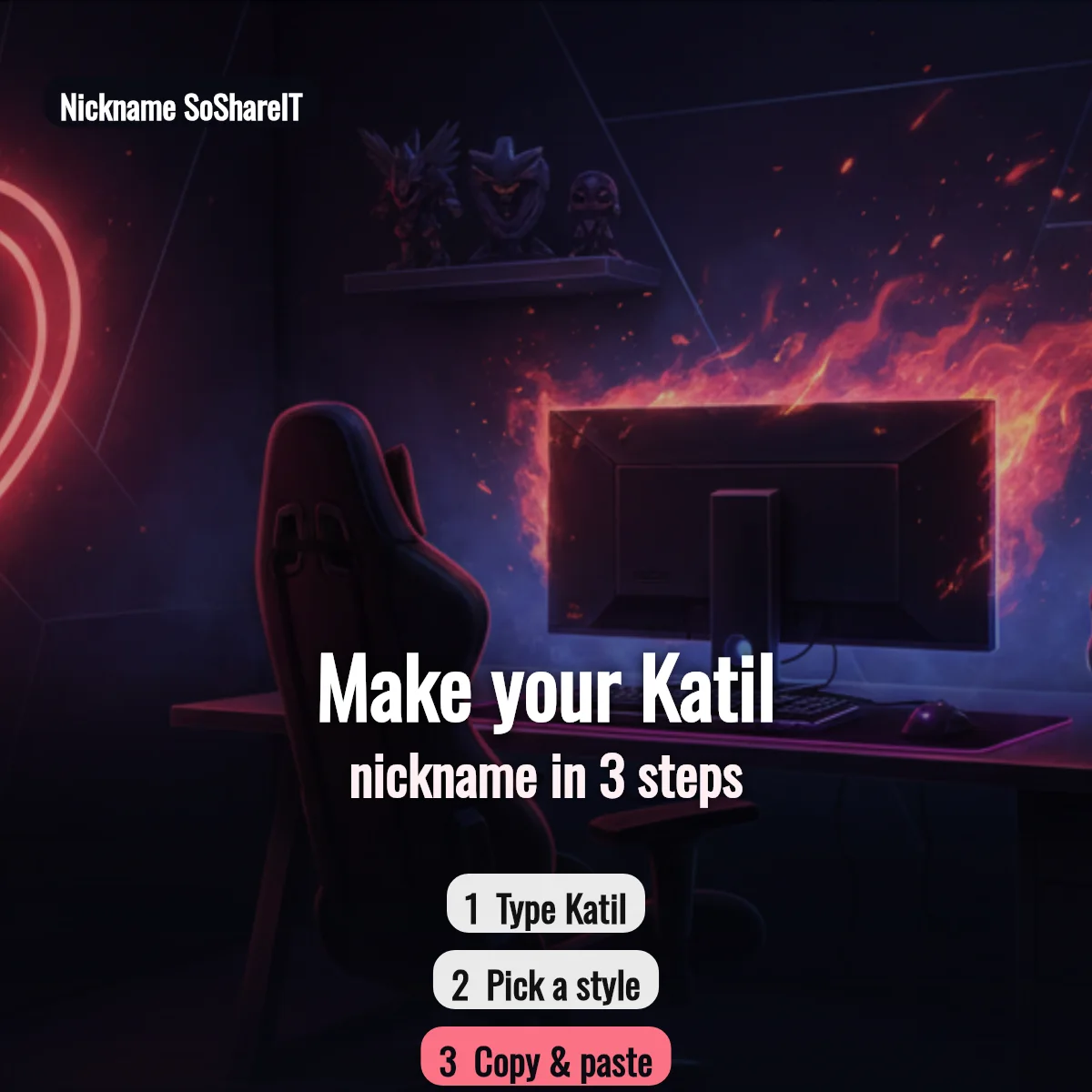How to make a Katil nickname in 3 steps