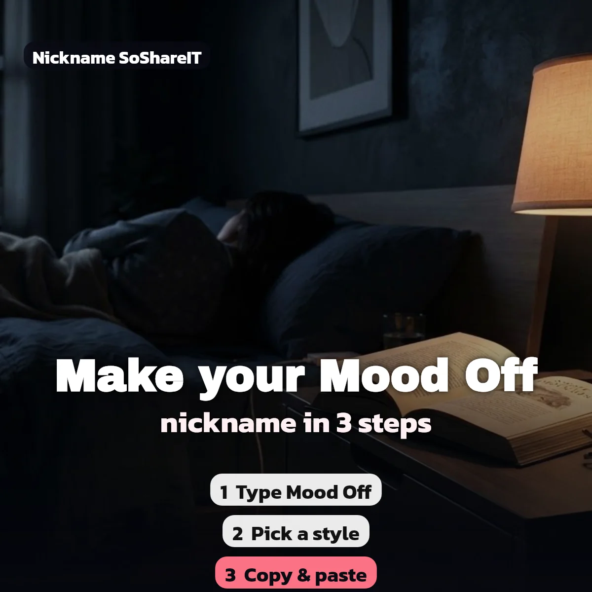 How to make a Mood Off nickname in 3 steps