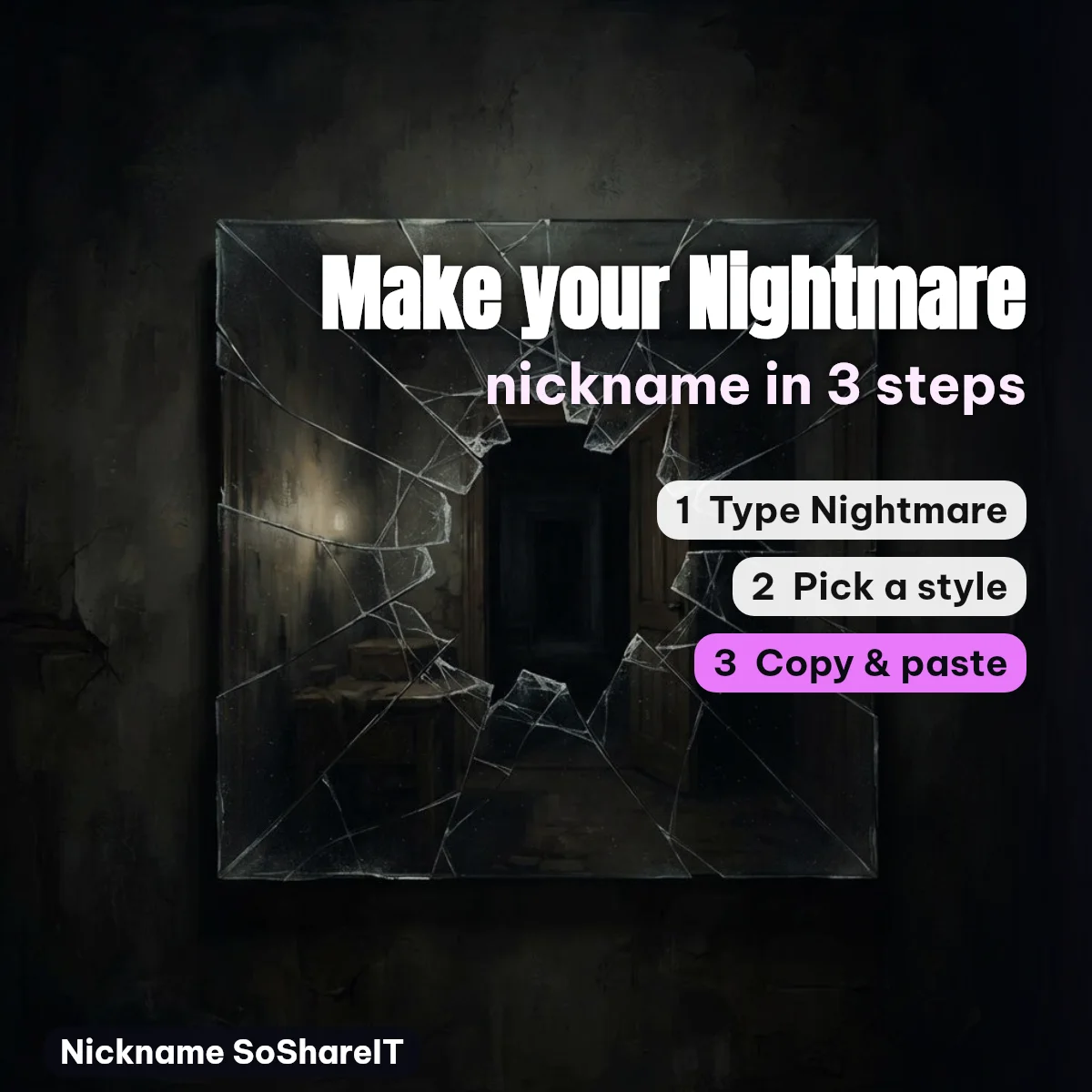 How to make a Nightmare nickname in 3 steps