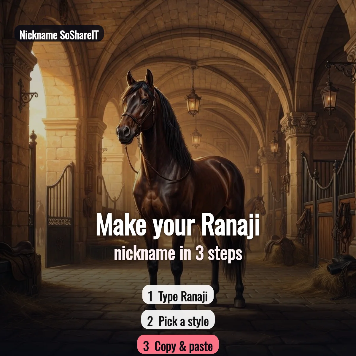 How to make a Ranaji nickname in 3 steps