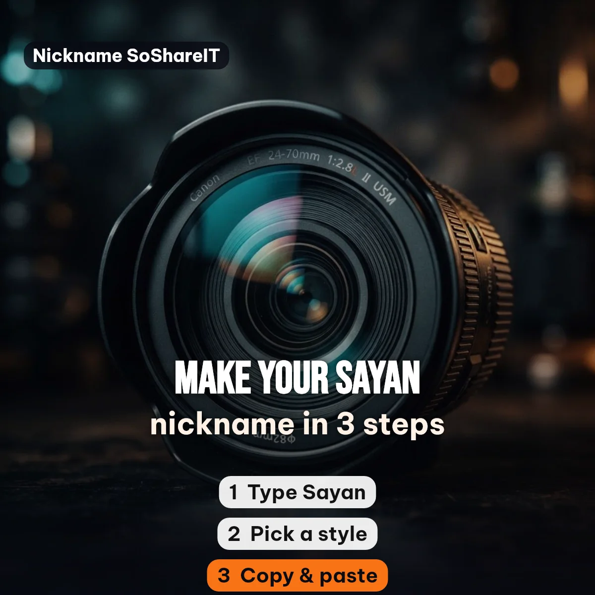 How to make a Sayan nickname in 3 steps
