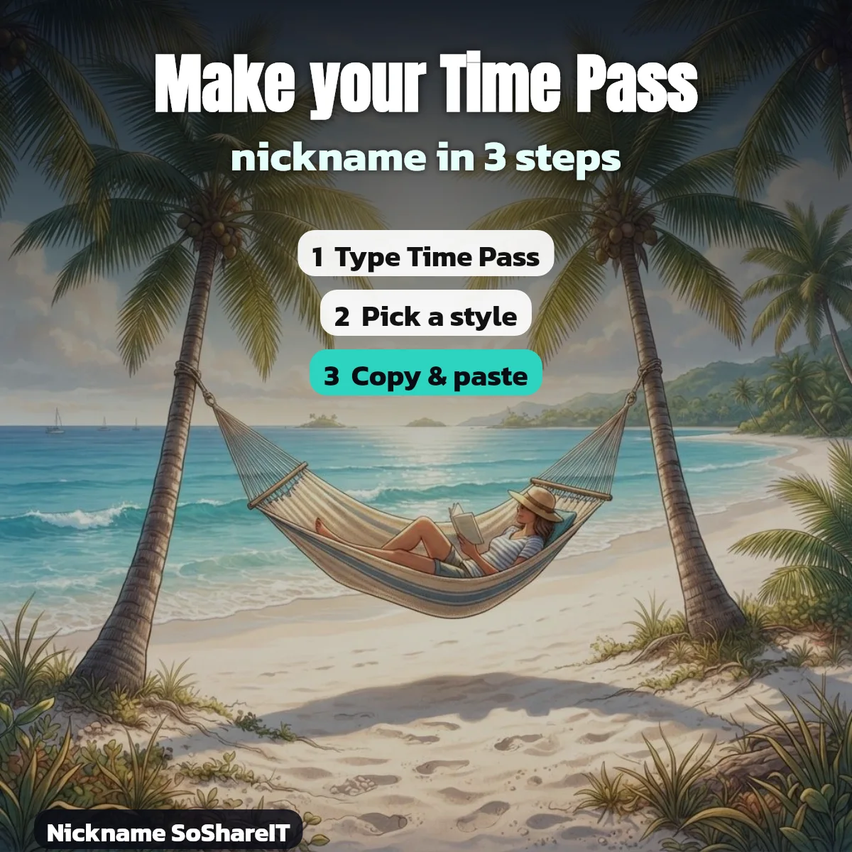 How to make a Time Pass nickname in 3 steps