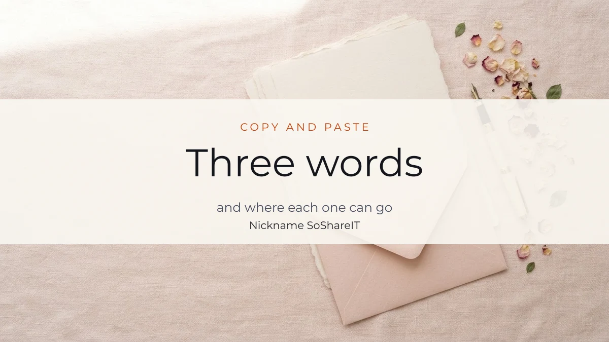 Handwritten letter on paper, illustrating I love you text to copy