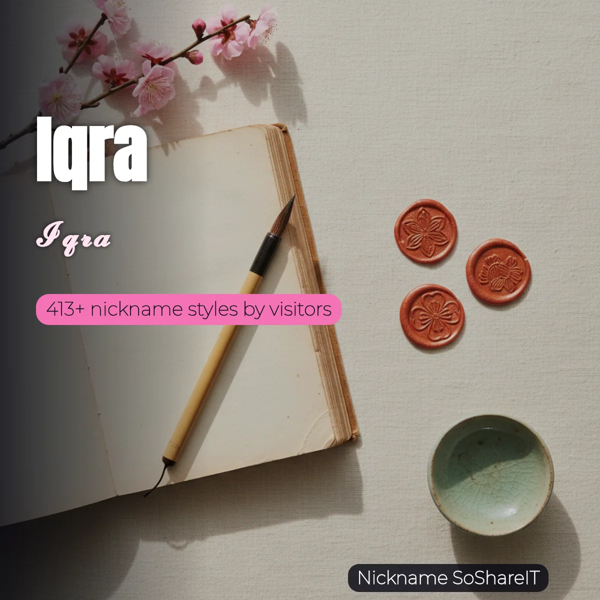 Iqra nickname styles on Nickname SoShareIT