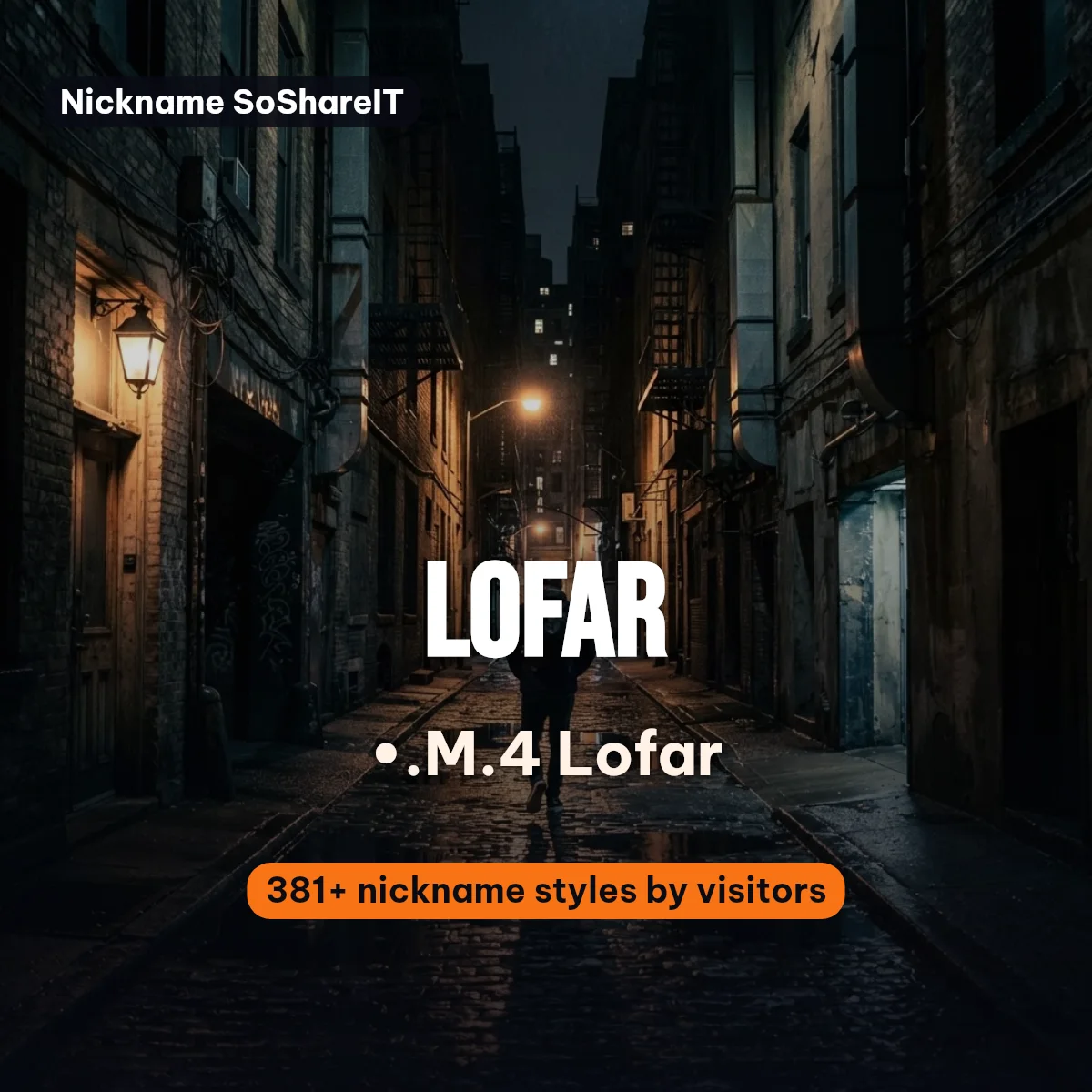 Lofar nickname styles on Nickname SoShareIT