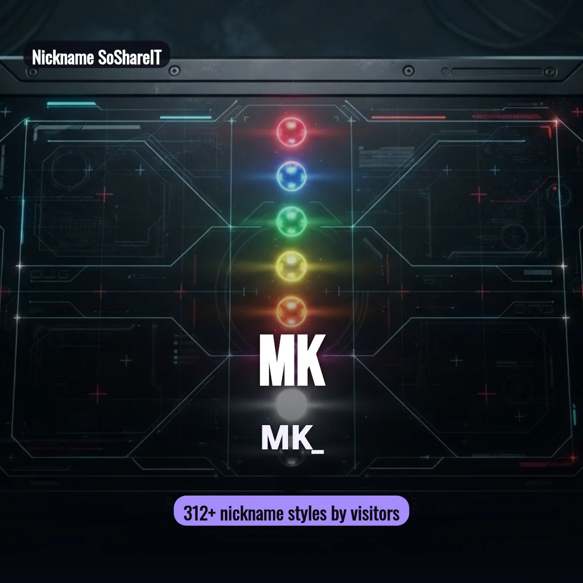 Mk nickname styles on Nickname SoShareIT