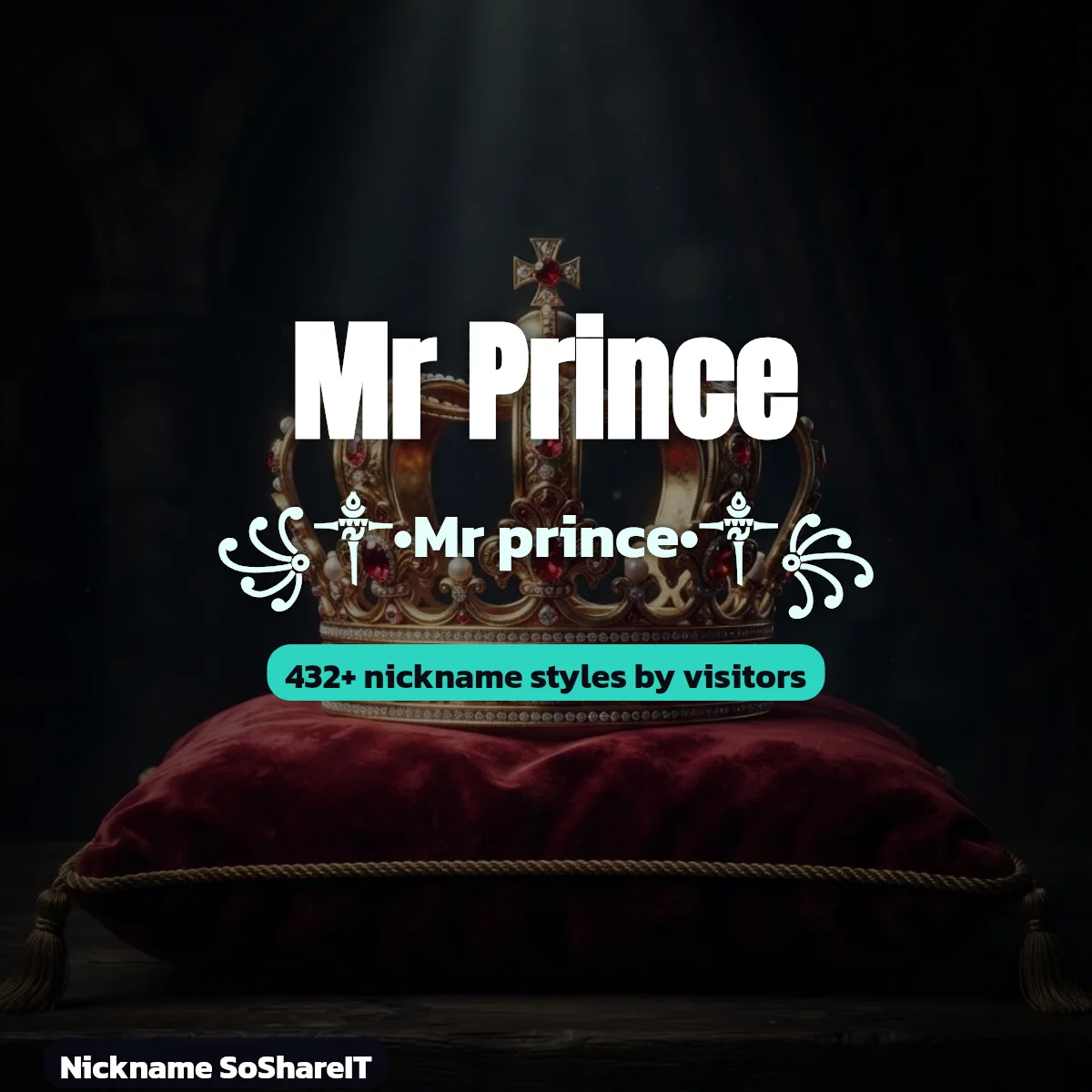 Mr Prince nickname styles on Nickname SoShareIT