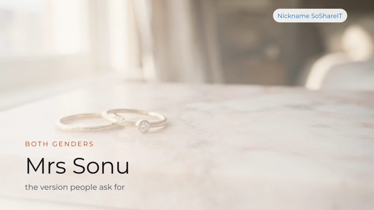 Two gold rings, illustrating the Mrs Sonu construction