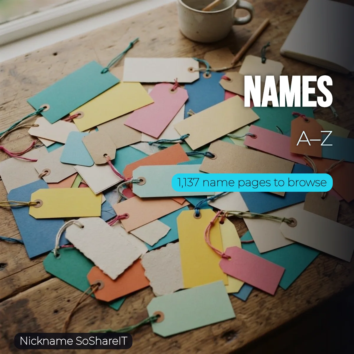 Names nickname styles on Nickname SoShareIT