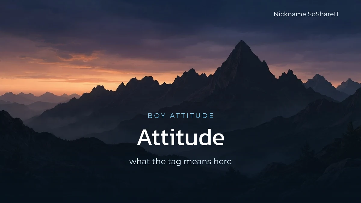 Mountain ridge at dusk, illustrating Nepali boy attitude names
