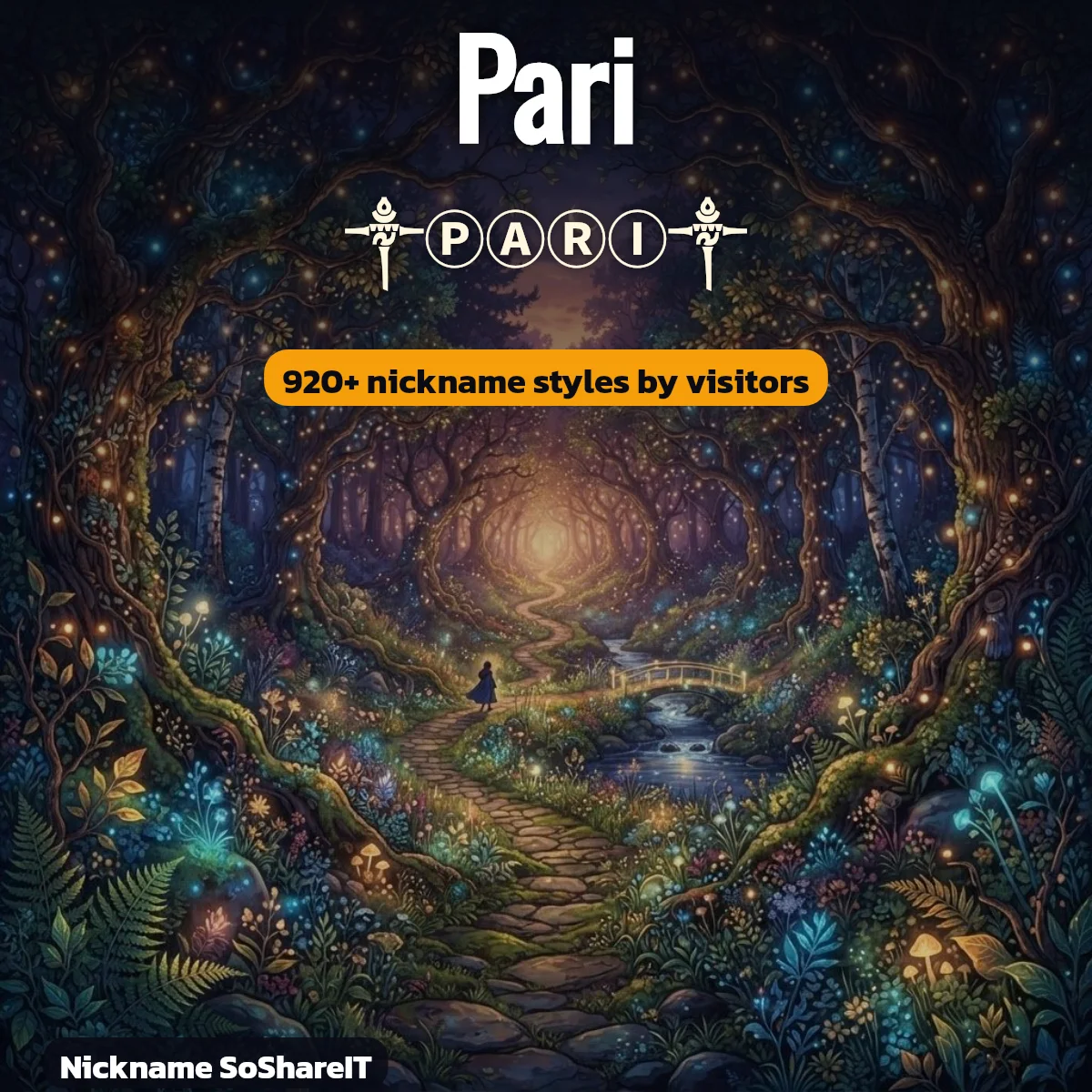 Pari nickname styles on Nickname SoShareIT