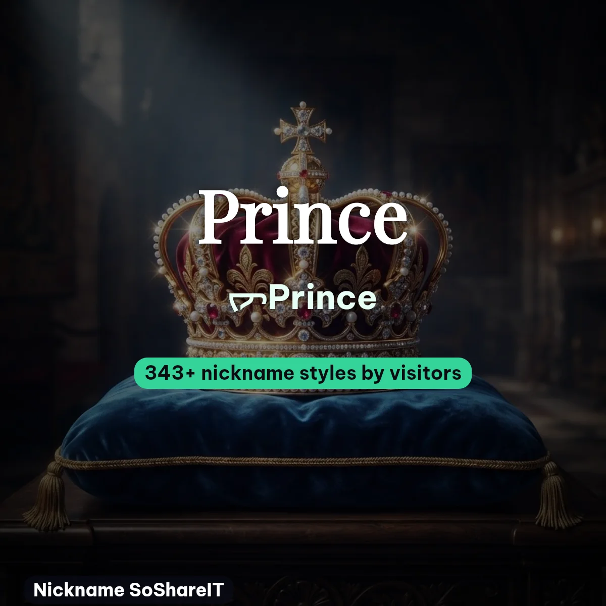 Prince nickname styles on Nickname SoShareIT