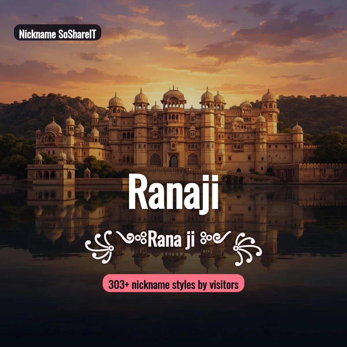 Ranaji nickname styles on Nickname SoShareIT