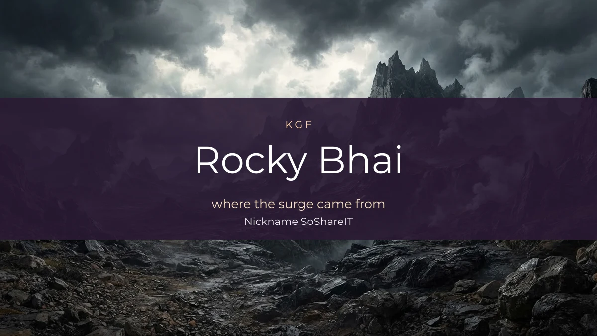 Volcanic rock formations, illustrating the KGF origin of Rocky Bhai