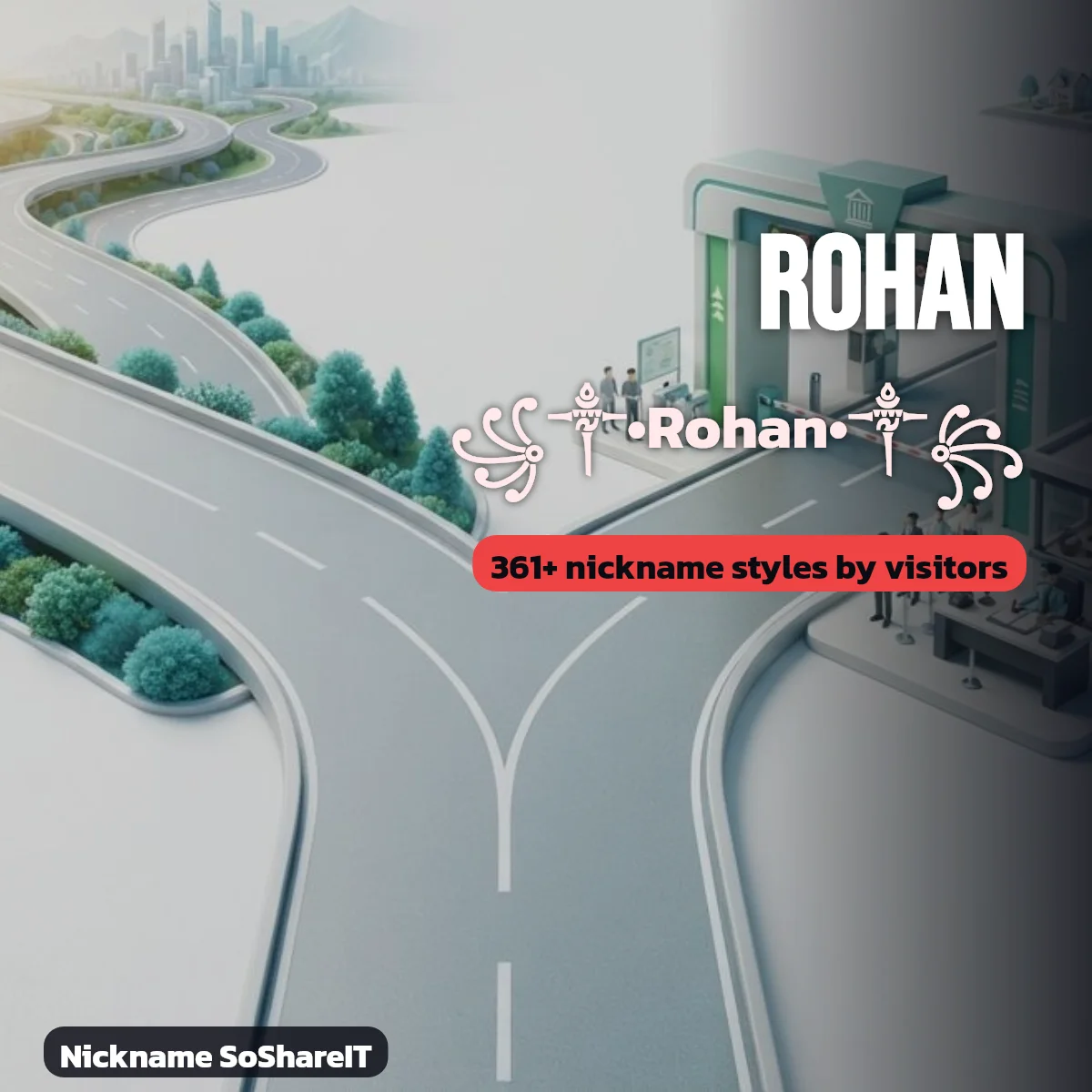 Rohan nickname styles on Nickname SoShareIT