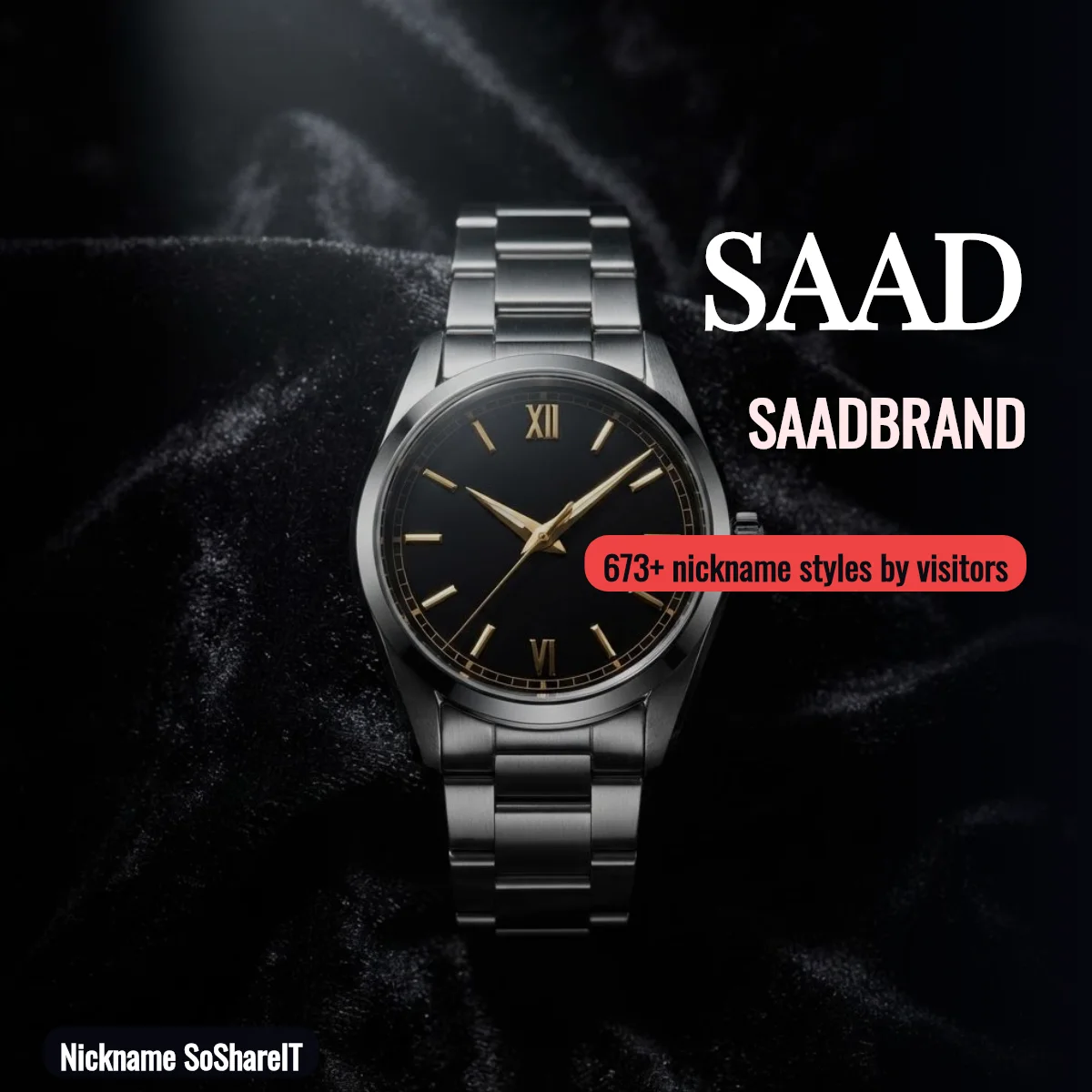 SAAD nickname styles on Nickname SoShareIT