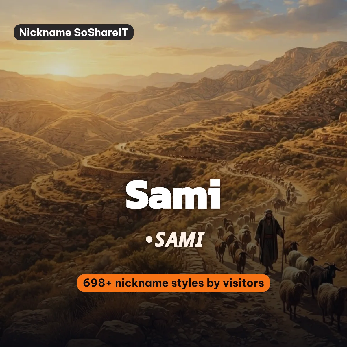 Sami nickname styles on Nickname SoShareIT