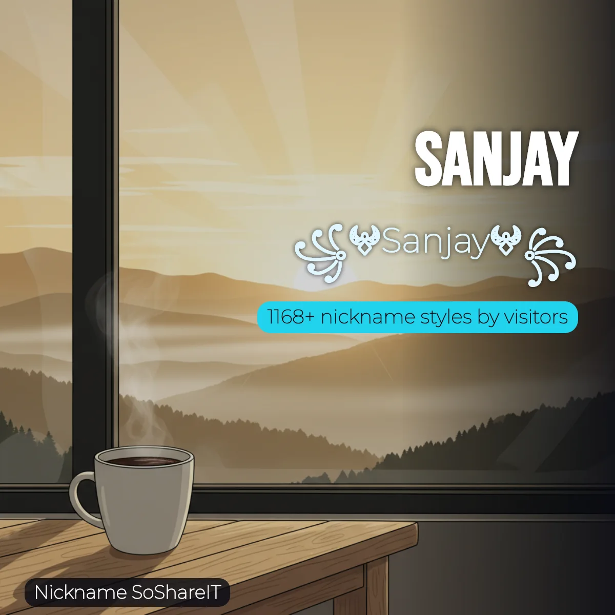 Sanjay nickname styles on Nickname SoShareIT