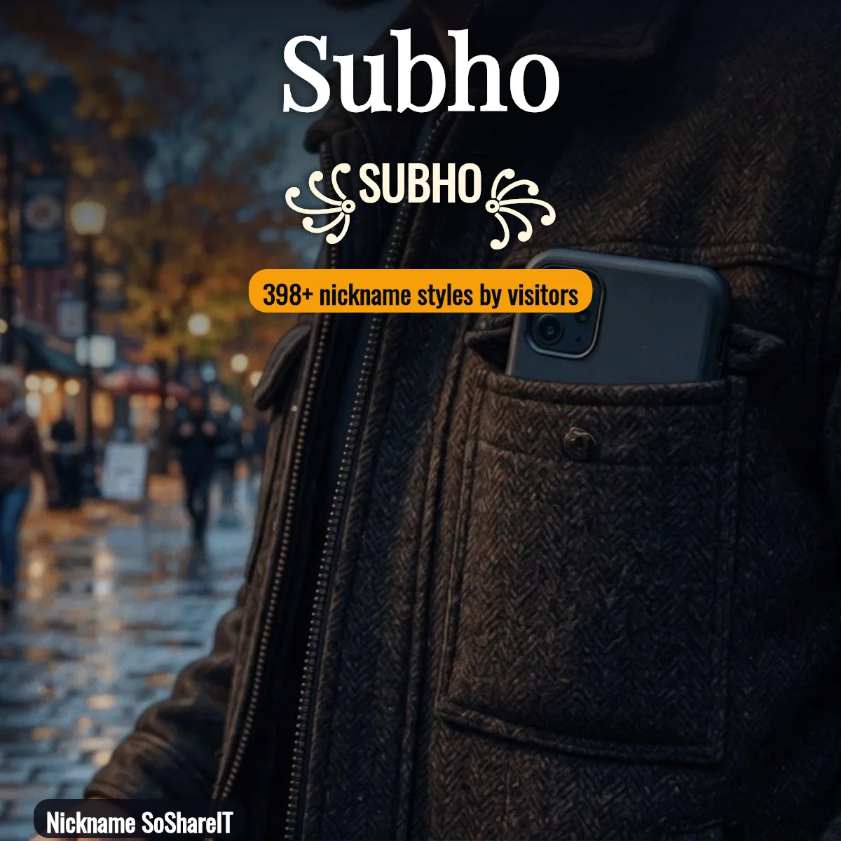 Subho nickname styles on Nickname SoShareIT