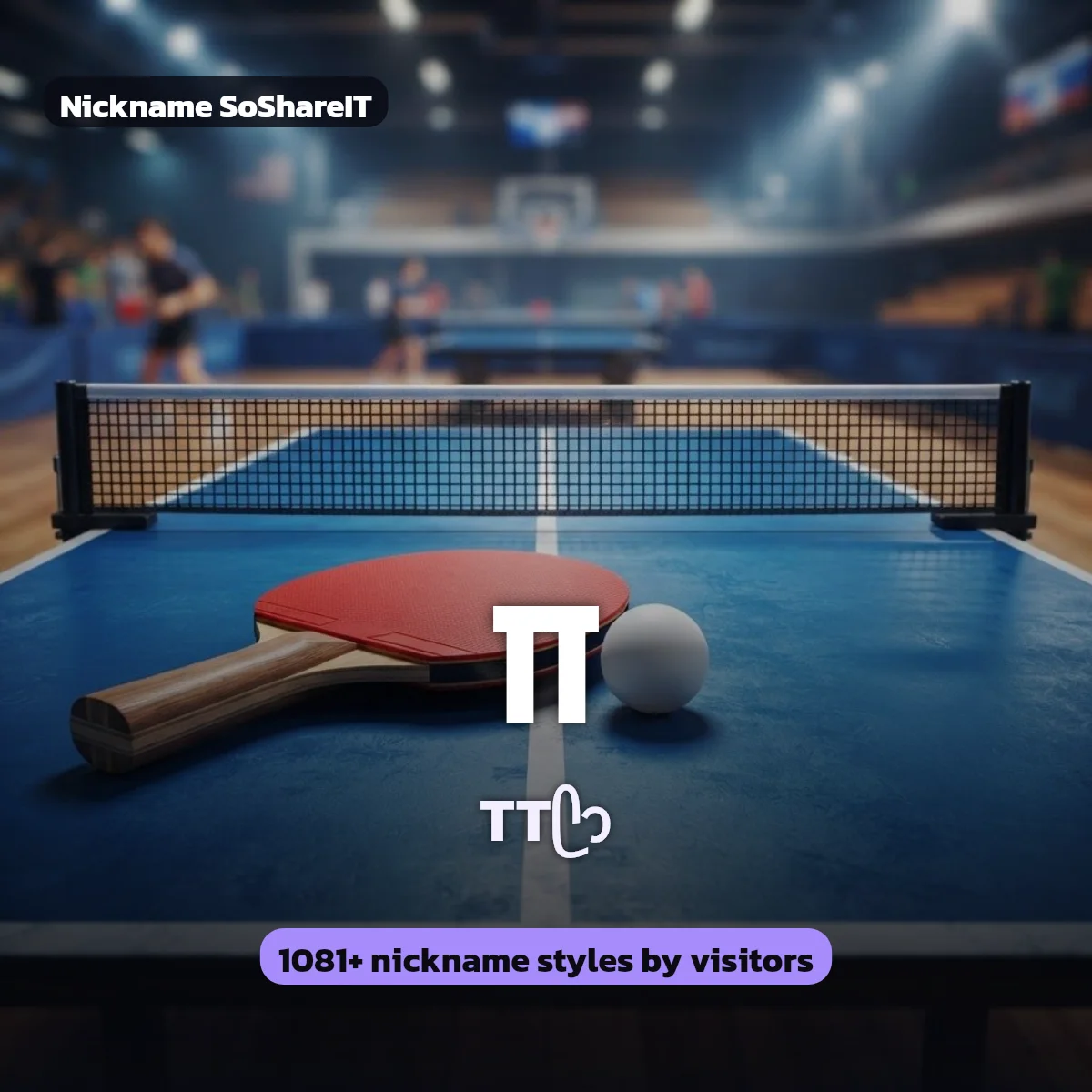 TT nickname styles on Nickname SoShareIT