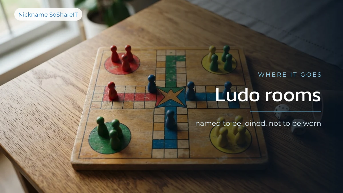 Ludo board and dice close up, illustrating Yalla Ludo room names
